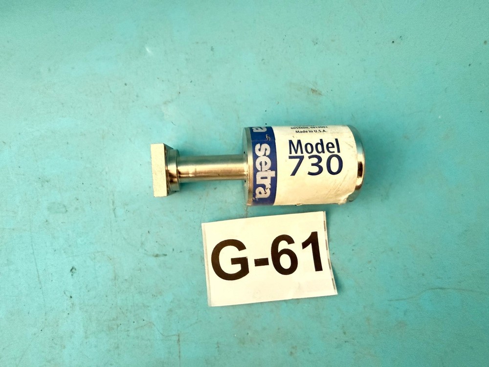 Setra Systems 730 Vacuum Capacitance Manometer 0-100 Torr Pressure Transducer 0-