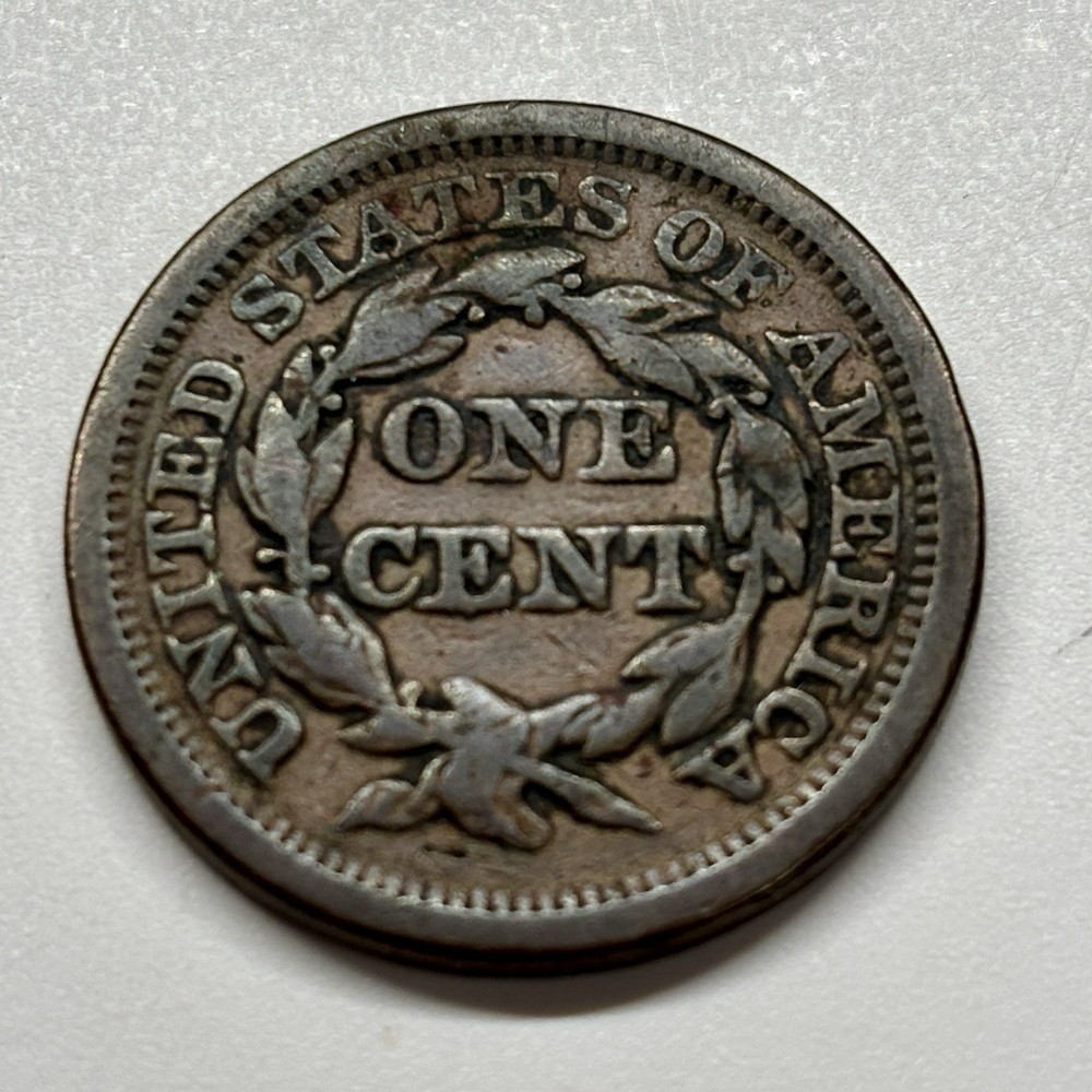 1849 LARGE CENT - BRAIDED HAIR - NICE TYPE COIN!