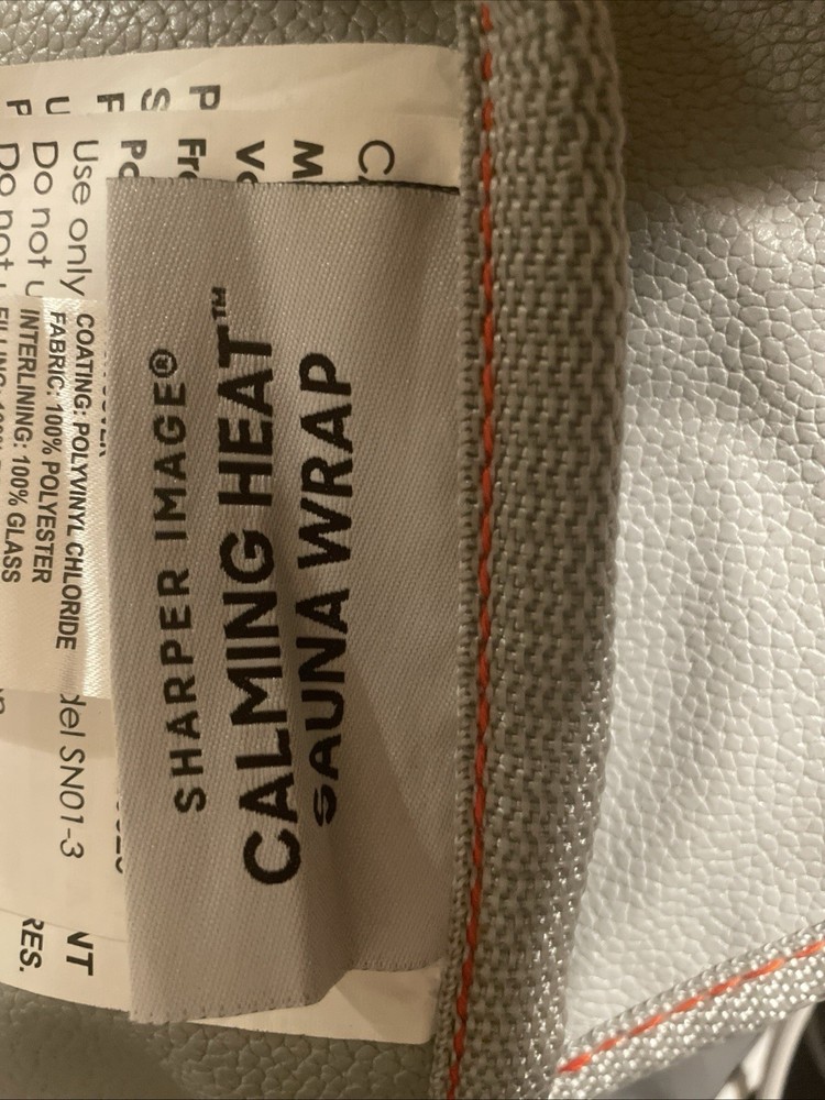 Sharper Image Calming Heat Sauna Wrap