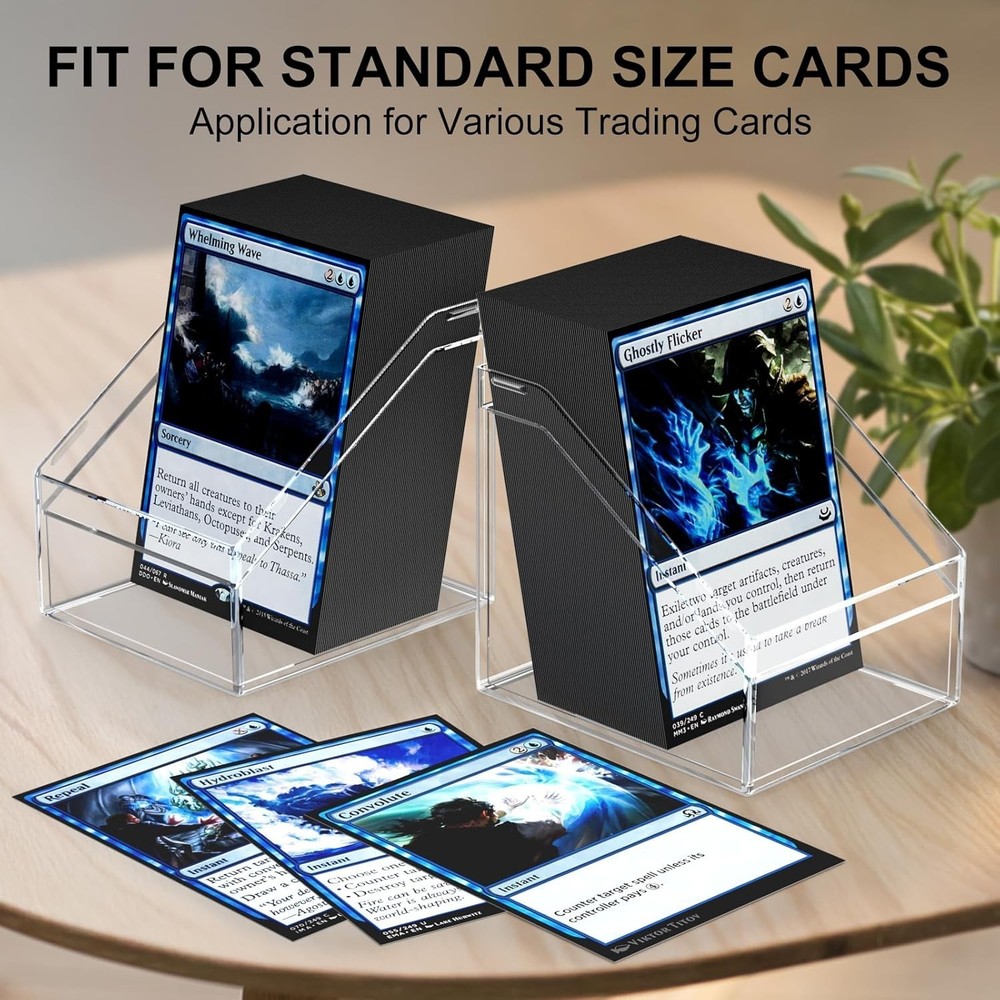 Protective Clear Card Deck Cases, 100+ Sleeved