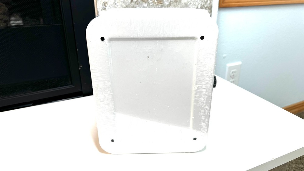 RemedyGuard Combination Lock Box White Stackable Easy Carry Solid Metal