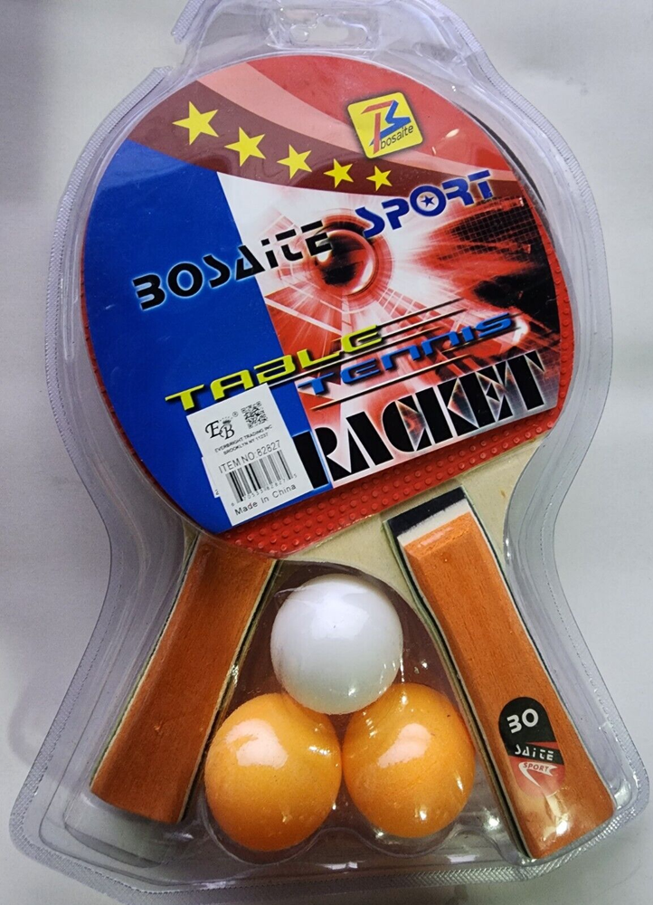 Table Tennis Racket & Balls Beginner Training Ping-pong Table Tennis Racket Set