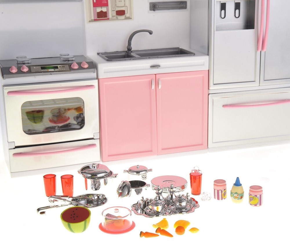 Modern Kitchen Battery Operated Toy Kitchen Playset (PS10P)-Openbox