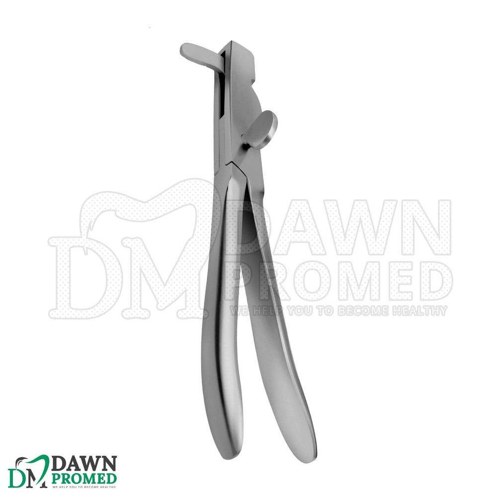 Small White Emasculator 8" Double Crush Animals Castration Veterinary German Gr