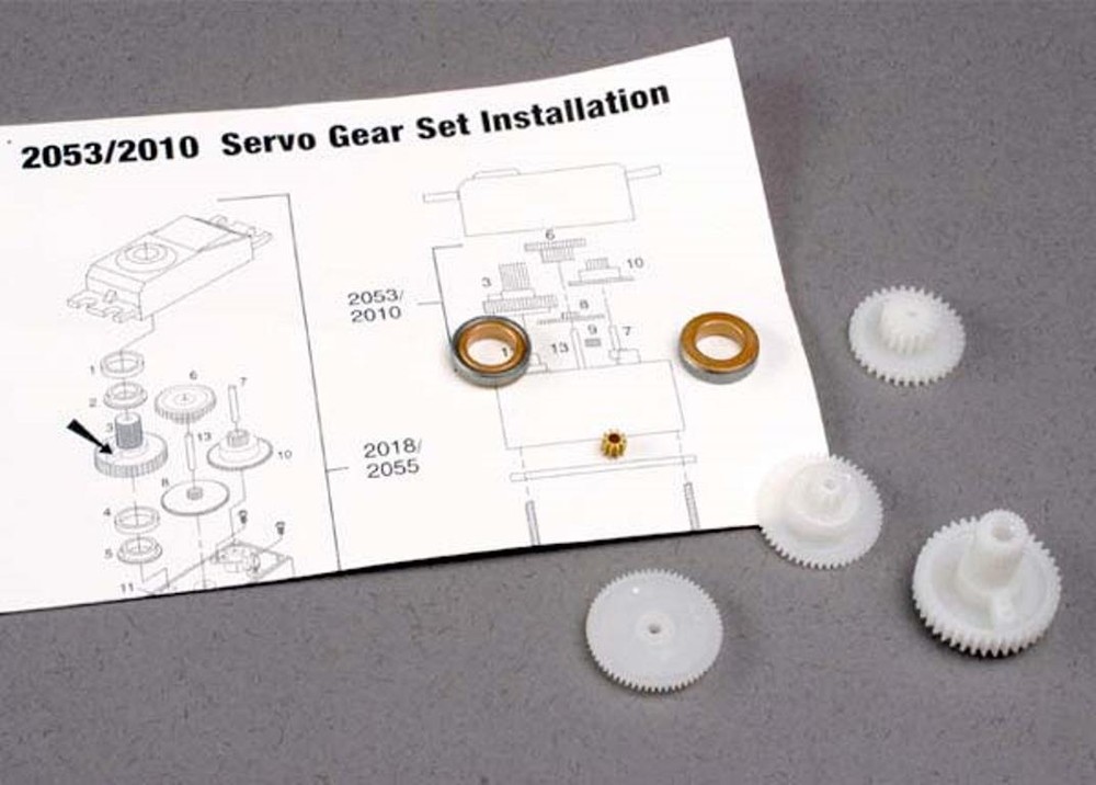 Gear set (for 2018 servos) Traxxas TRA2010