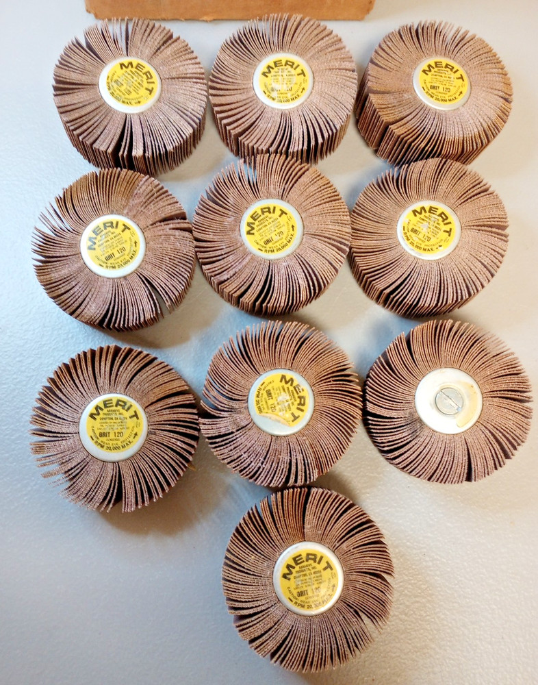 Merit High Performance Quick-Change Mini Grind-O-Flex Abrasive Flap Wheel