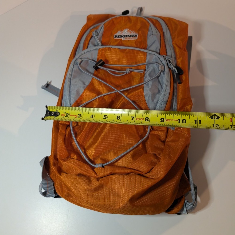 Kelty Ridgeway Hydration Pack Orange Sawnee Ultralight Backpack 2L, NO BLADDER
