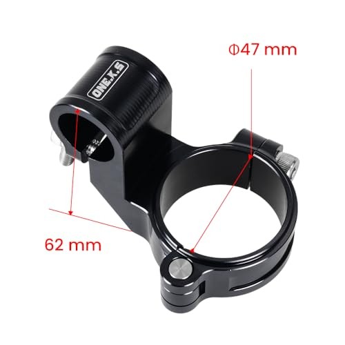 Motorcycle Handlebar Top Clamp Racing Refit Clip On Handle Bars Front Black