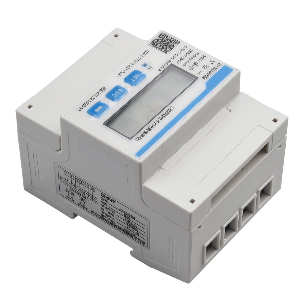 Three-phase Four-wire Guide Rail Type DTSU666 Electricity Energy Meter New