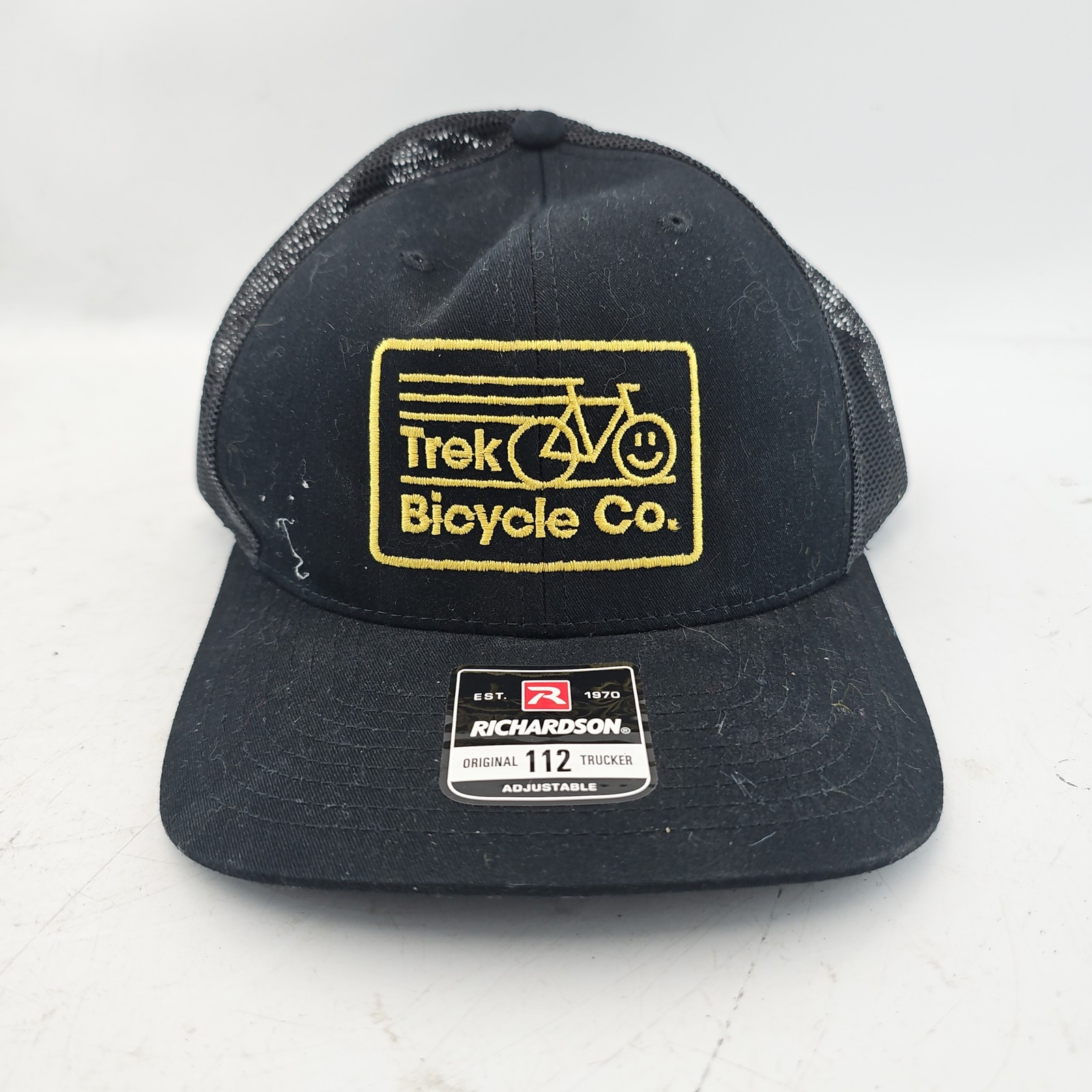 Trek Bicycle Company Baseball Cap Mesh Snapback Black Gold