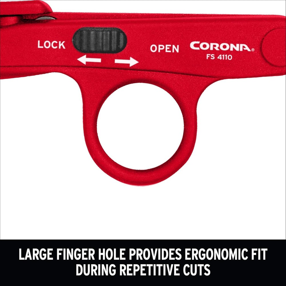 FS 4110 Hydroponic Finger Micro Snips , Red