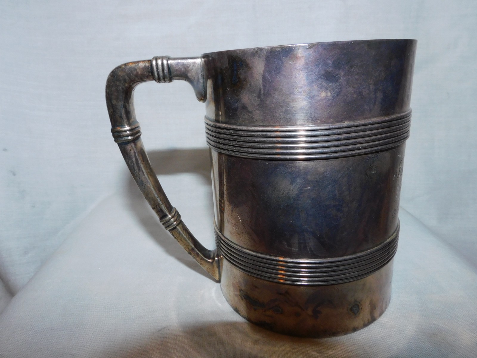ANTIQUE TIFFANY & CO. STERLING MUG - 100% ORIGINAL - 246.5 GRAMS