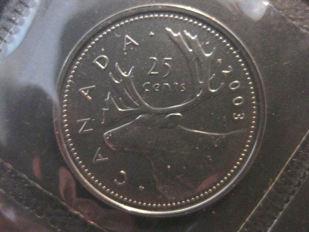 2003 "P" Canadian Prooflike Quarter ($0.25)