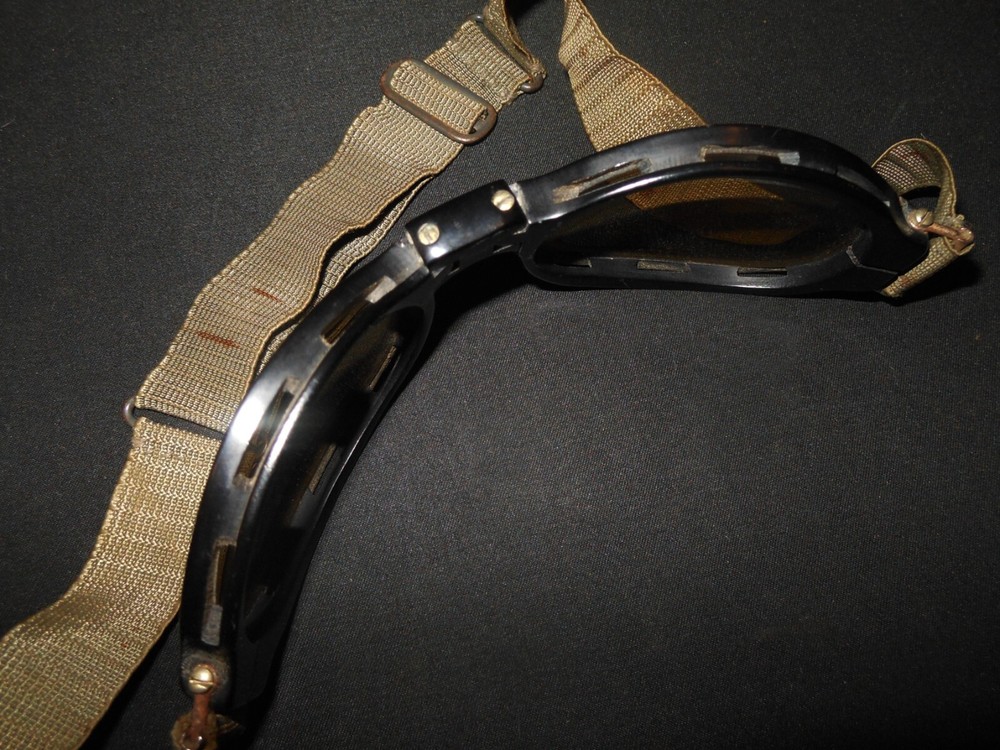 WW2 German Luftwaffe Nitsche u. Gunther - SPLINTER-PROOF GOGGLES - KC RECIPIENT