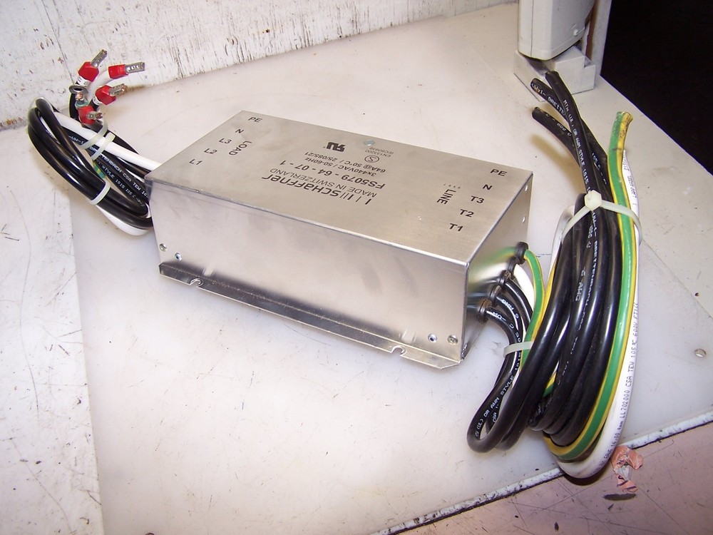 SCHAFFNER 3X440 VAC LINE FILTER FS5079-64-07-1