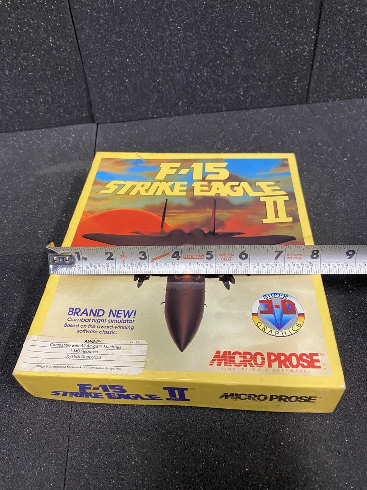 Micro Prose F-15 Strike Eagle II - Box open and Untested