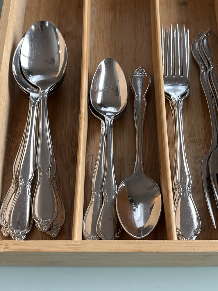 Oneida Community Chatelaine 49 piece Stainless Flatware Set *READ*