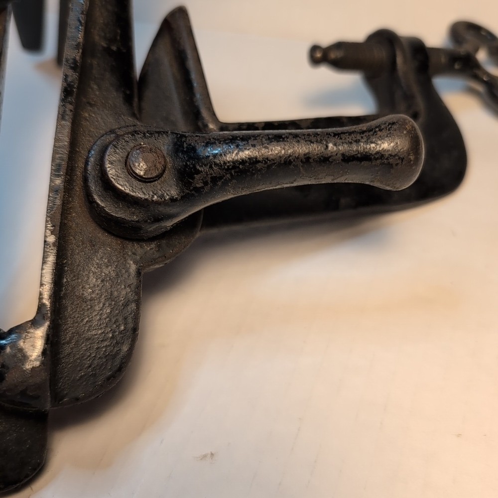 Antique Hand Saw Sharpening Vise 3 Bench Clamp