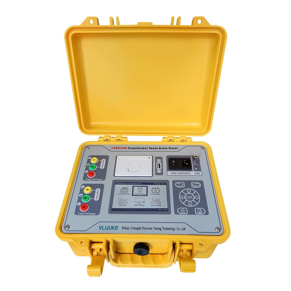 3 Phase Voltage Transformer Ratio Tester Turns Ratio Group Meter TTR Testing
