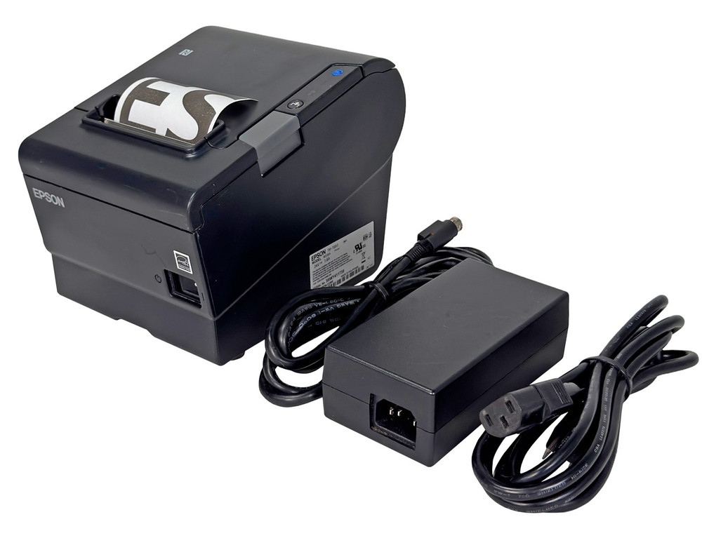 Epson TM-T88VI M338A Compact POS Thermal Receipt Printer Bluetooth USB LAN