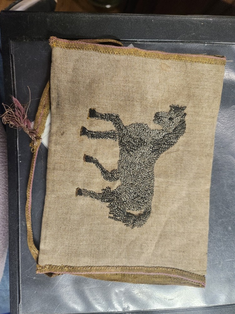 Rare museum item cloth envelope