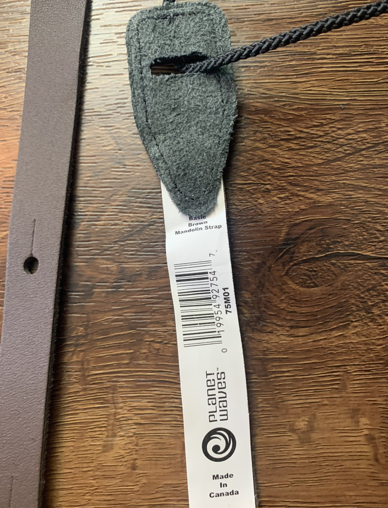D'Addario Planet Waves Brown Mandolin Strap