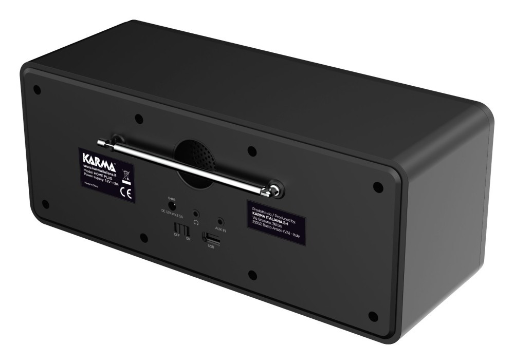 Radio Karma Home Plus DAB+ Black