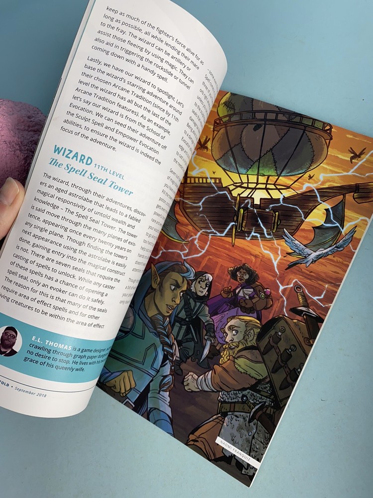 Rolled & Told #1 September 2018 Issue Goblins in the Sky!