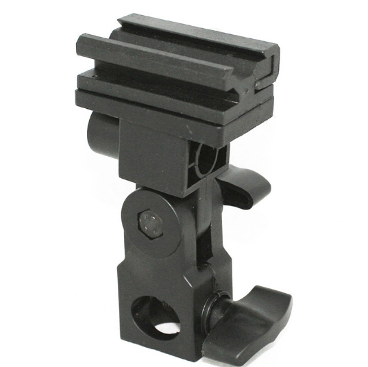 2pcs Universal Camera Adjustable Flash Mount Hot Shoe Reflective Umbrella Holder