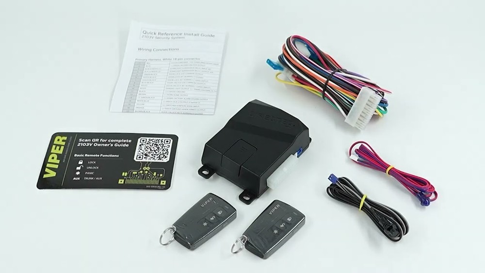 VIPER 2103V / 1-WAY KEYLESS ENTRY SYSTEM W/ (2) 4-BUTTON REMOTES **NEW**