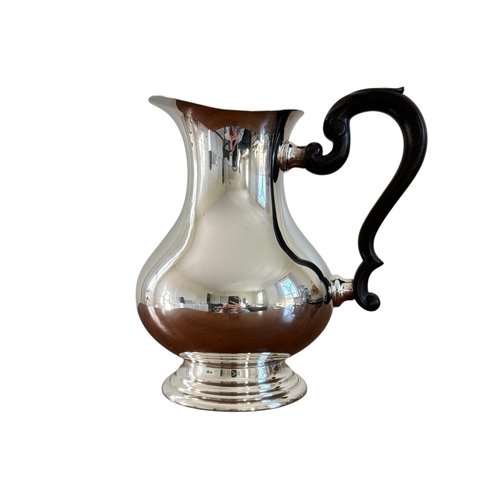 Vintage Gorham Silverplated Scrolling Handle Water Pitcher