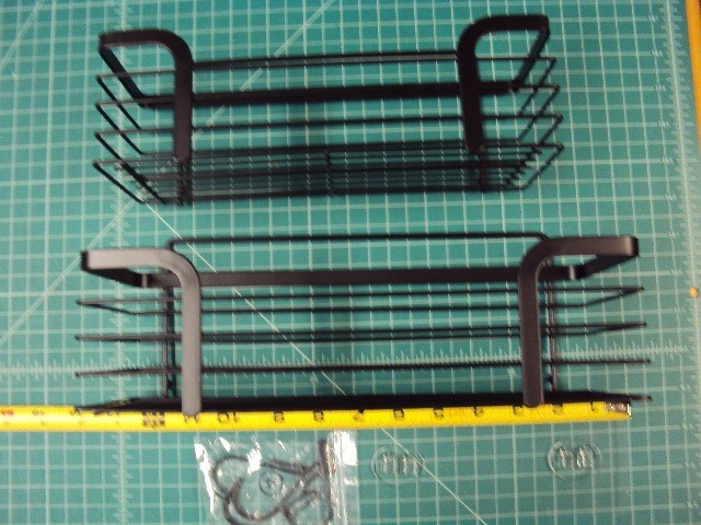 Metal shelves 2-pack, no drill with hardware
