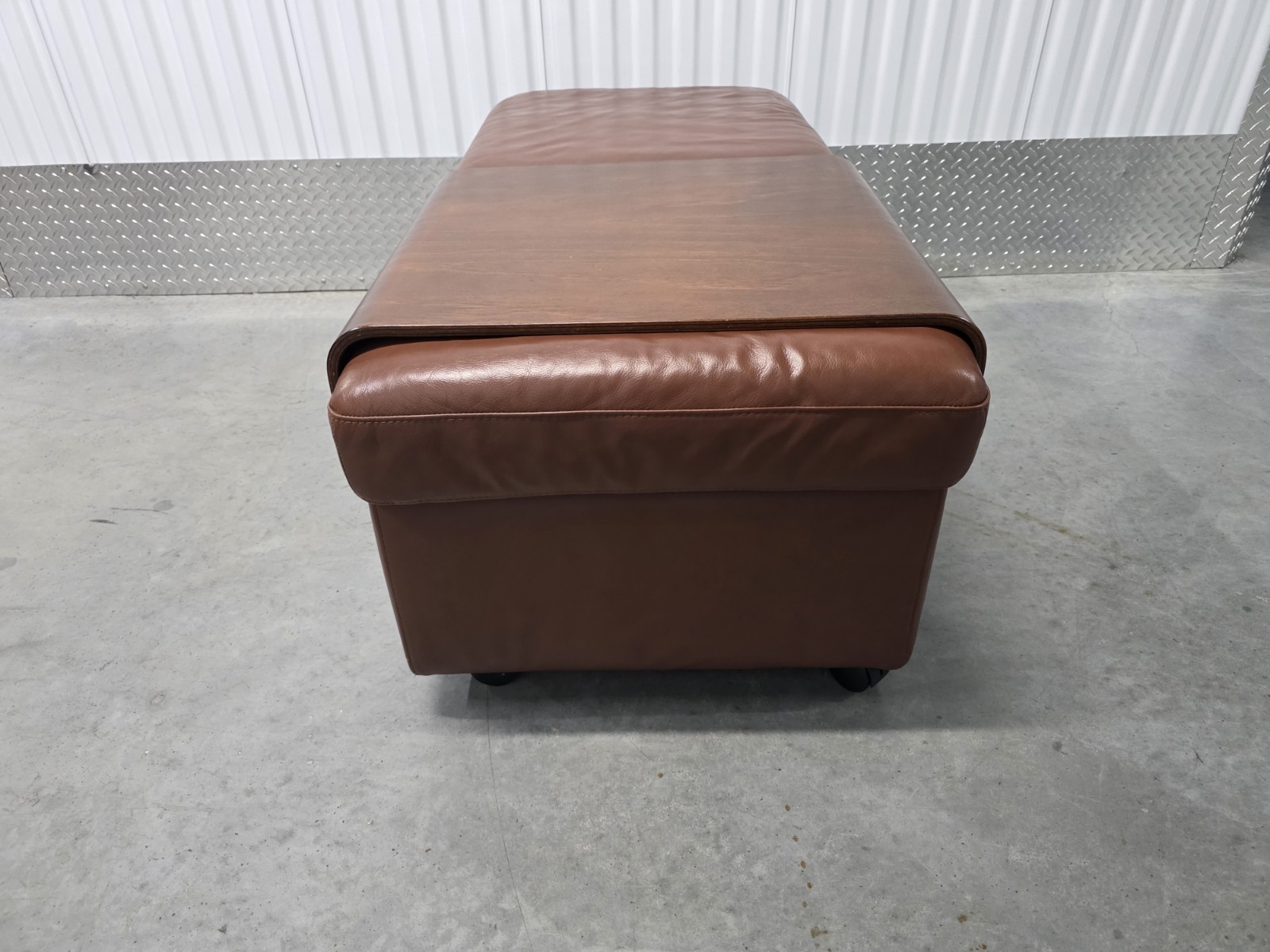 Ekornes Stressless Double Storage Paloma "New Tobacco" Leather Ottoman