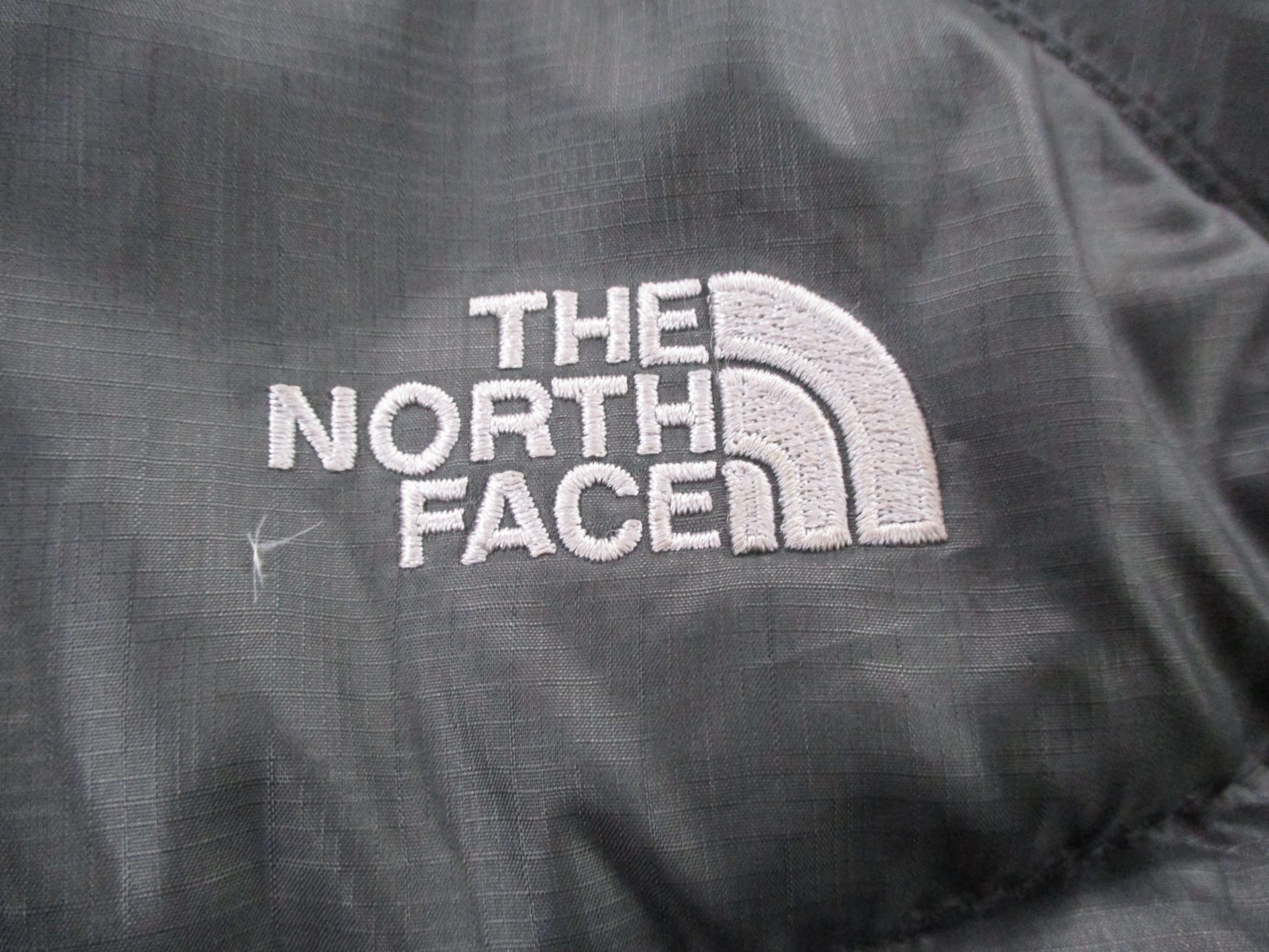 North Face Jacket Girls S 7 Gray Puffer Coat Outdoors Hiking Rain Goose Down 550