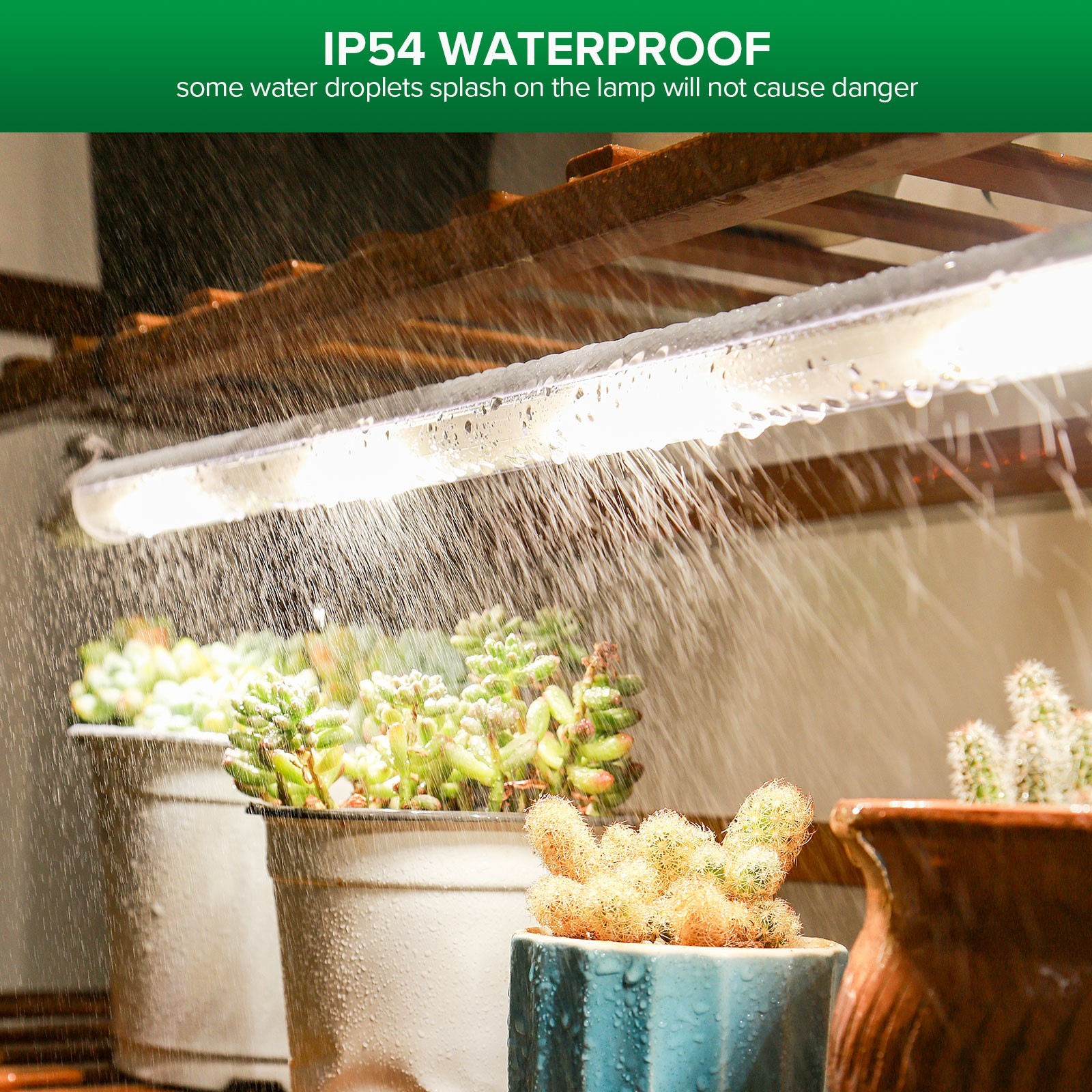 SANSI 80W LED Grow Light Dimmable for Indoor Plants Seedling Lamp Full Spectrum