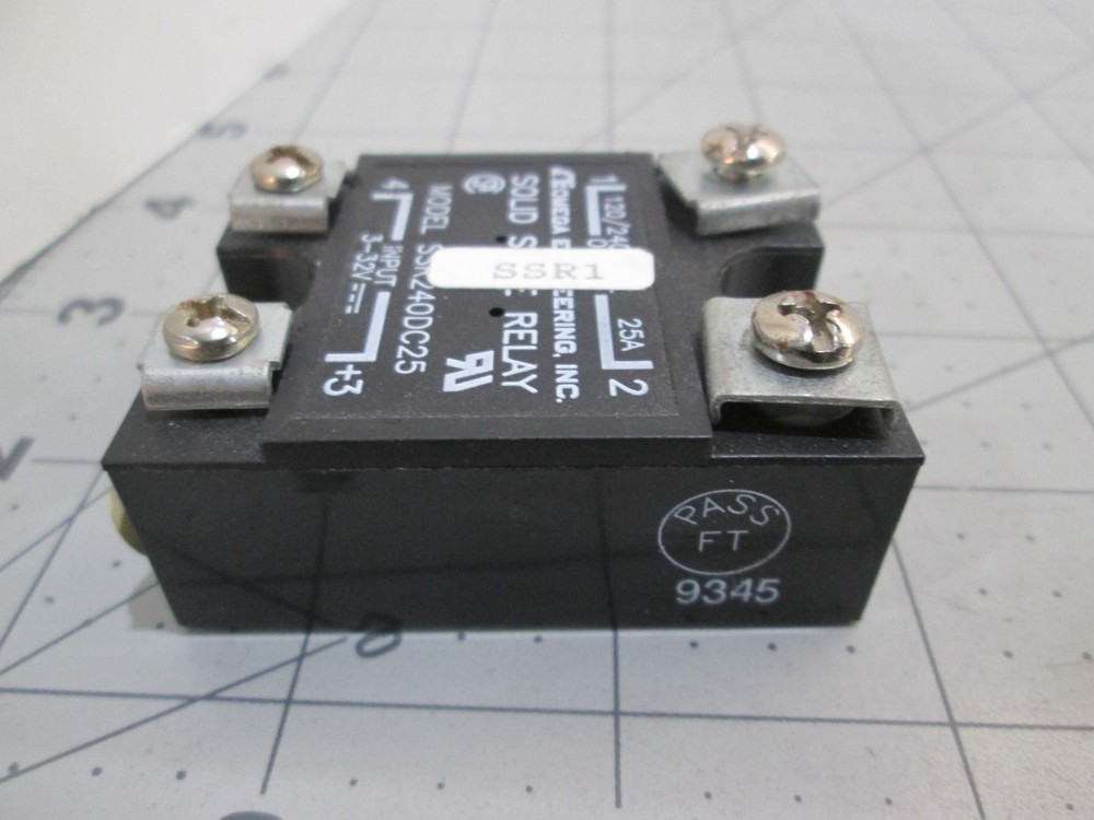 Omega, Model SSR240DC25, Solid State Relay, Used