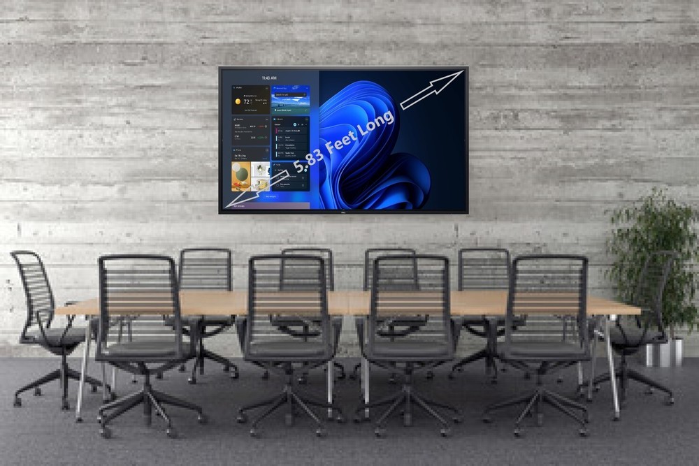 70" Dell smart board Interactive whiteboard With Windows 11 PC