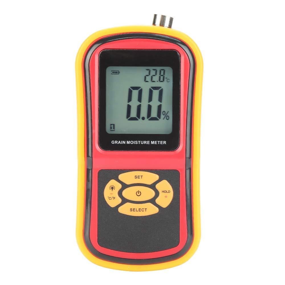 Digital Grain Moisture Meter with Measuring Probe For Corn Wheat Rice Bean Wheat