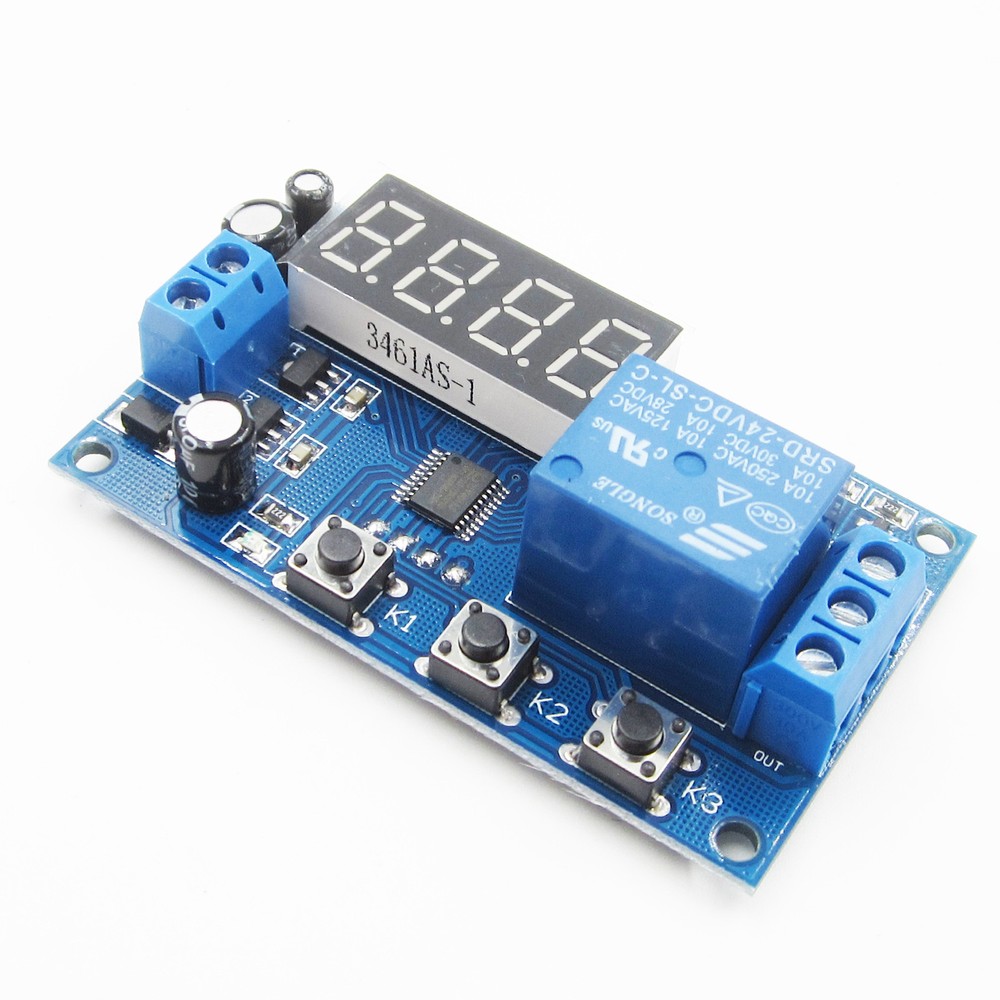 DC 24V High Performance Digital LED Delay Timer Module Switch Control Relay
