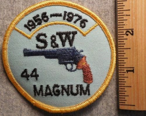 2 S & W 44 MAGNUM logo patches