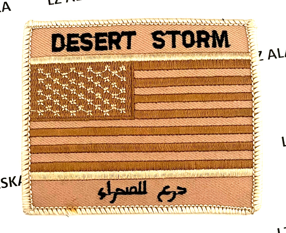 DESERT STORM "USA FLAG" PATCH