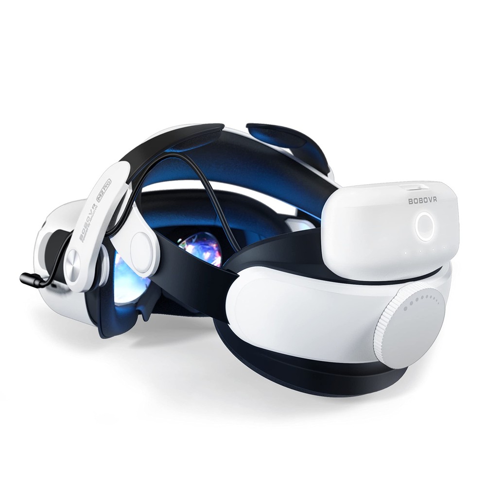 BOBOVR M2 Pro Battery Pack Head Strap Compatible with Quest 2, Black