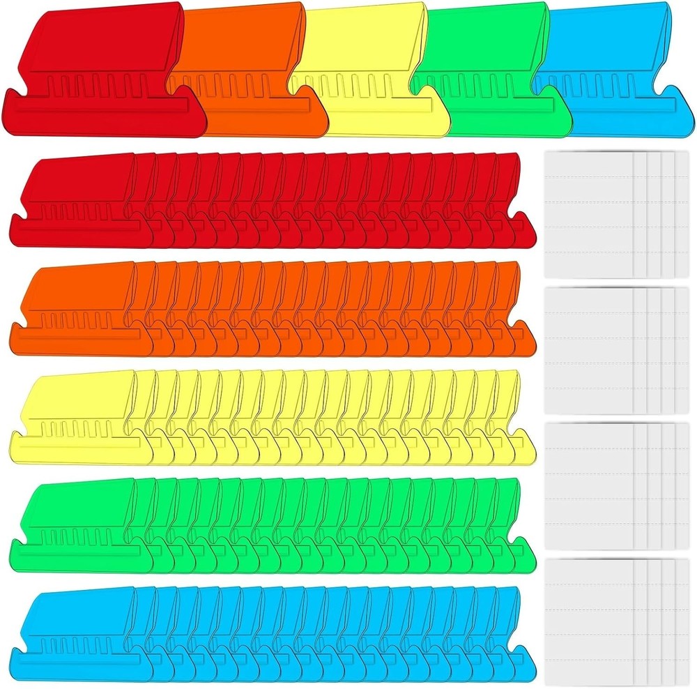 100-Pack Customizable 2-Inch Hanging File Folder Labels - Streamline Your Files