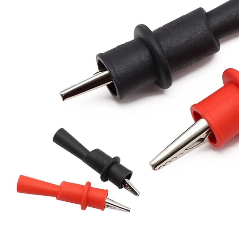 Thuchopy 1000V 20A multimeter Leads & 2PC 10A Crocodile black & red