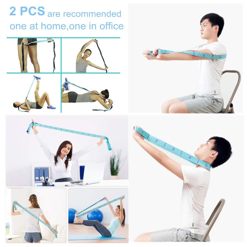 Nitpicker Stretching Straps Hamstring Stretcher Device Elastic Exercise Band ...
