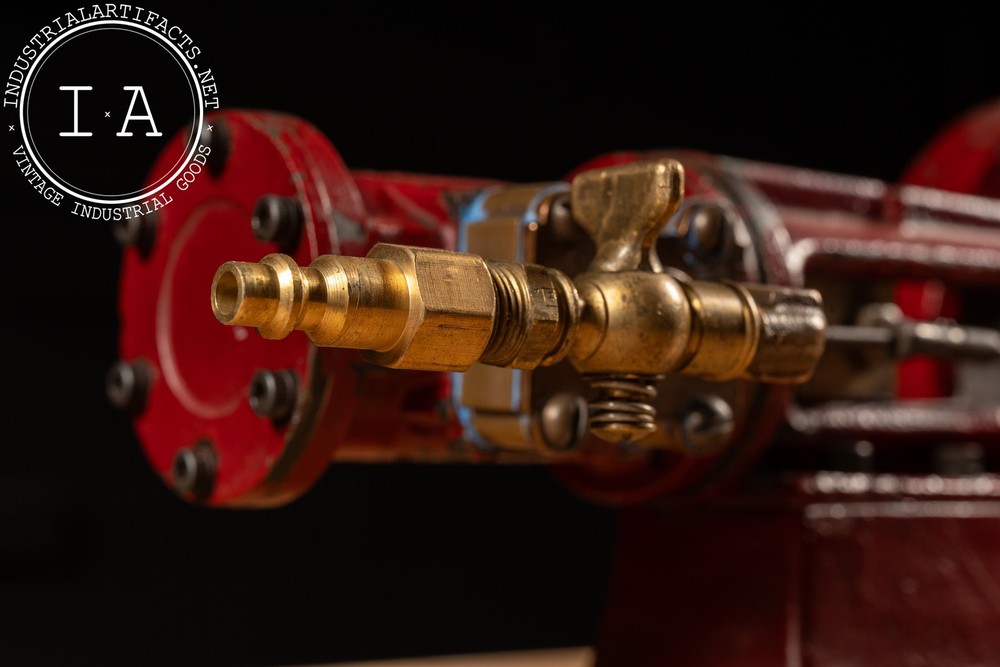 Antique Horizontal Steam Engine Demonstrator