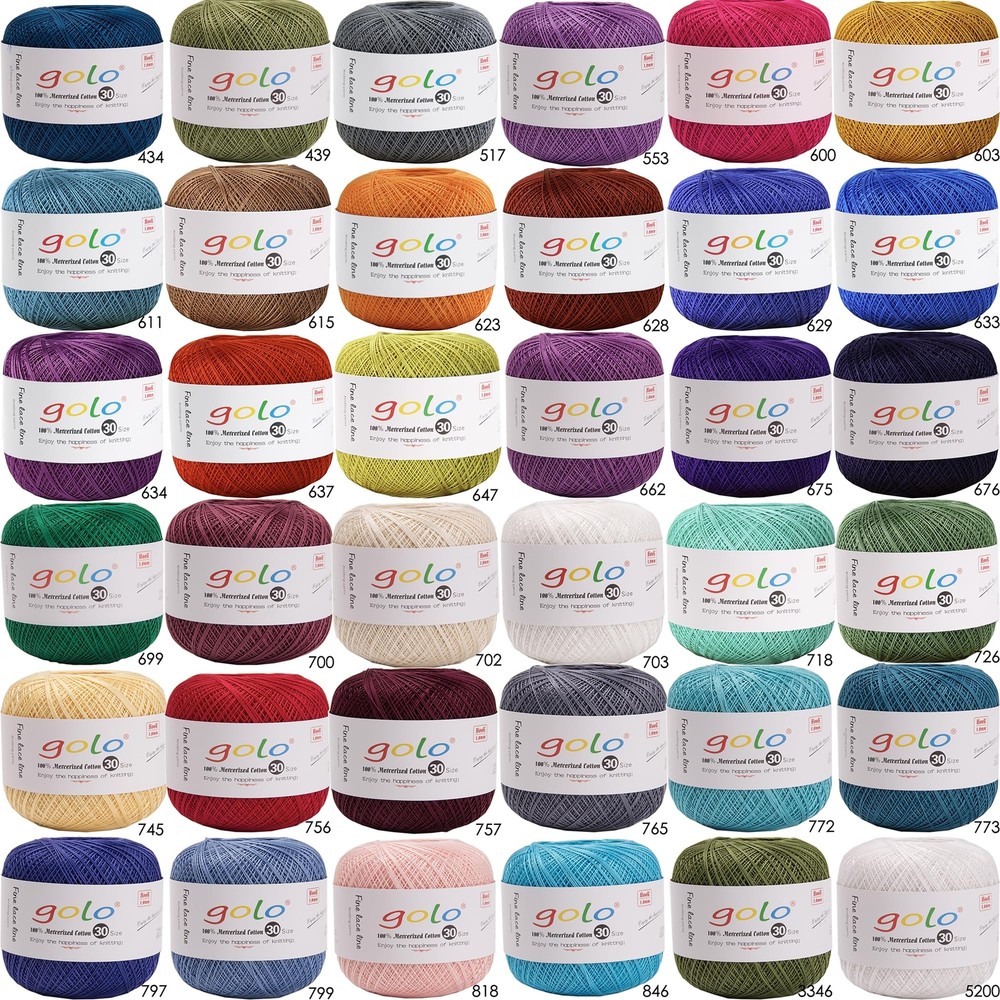 Crochet Thread for Hand Work Crochet Yarn Claert Wine red 185