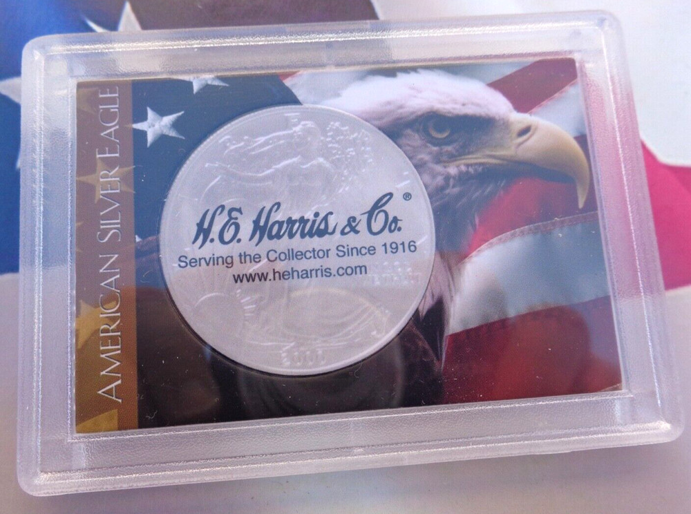 ONE - American Silver Eagle Harris holder - sealed protector