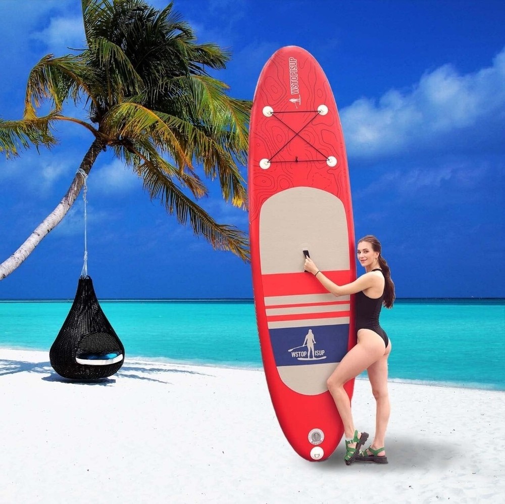 Inflatable Stand Up Paddle Board, 10'6" Premium Paddleboard(B409)