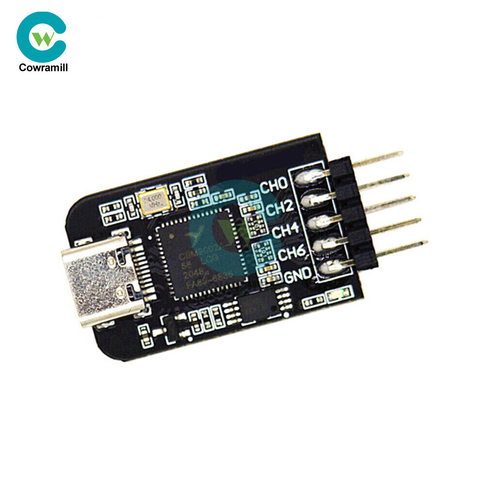 8 Channel Mini Logic Analyzer Type-C MCU Arm FPGA Debugging Tool 24m Sampling